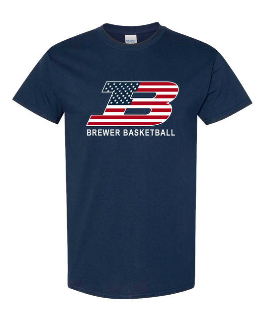 Navy T-shirt - optional fan wear