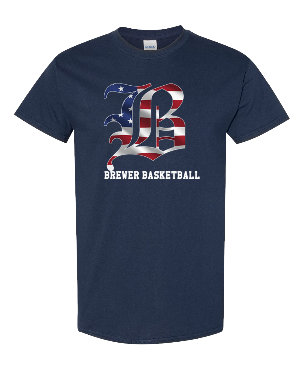 Navy T-shirt - optional fan wear