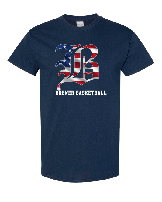 Navy T-shirt - optional fan wear